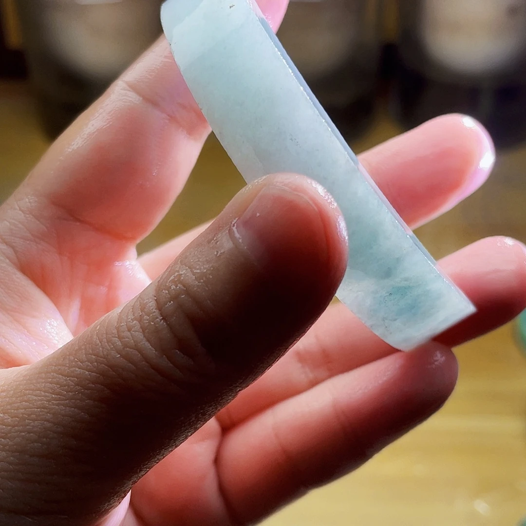 翡翠未镶嵌颈饰毛料40