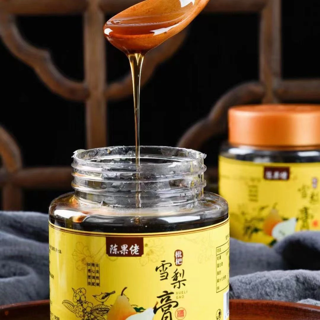 陈果佬枇杷雪梨膏手工熬制草本配方滋润爽口 清凉润喉 大人小孩喝