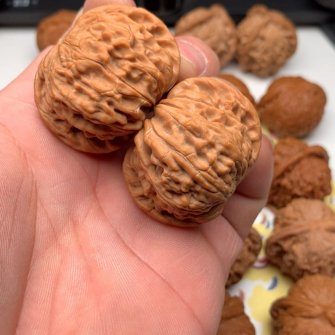 文玩核桃把件磨盘42