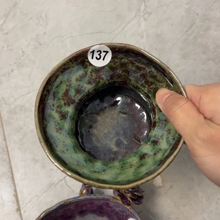 蓝****陶瓷懿树日式手捏餐具茶具