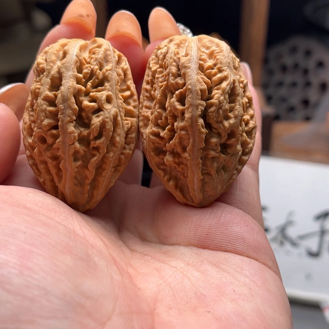 文玩核桃把件关东木子家楸大胖45