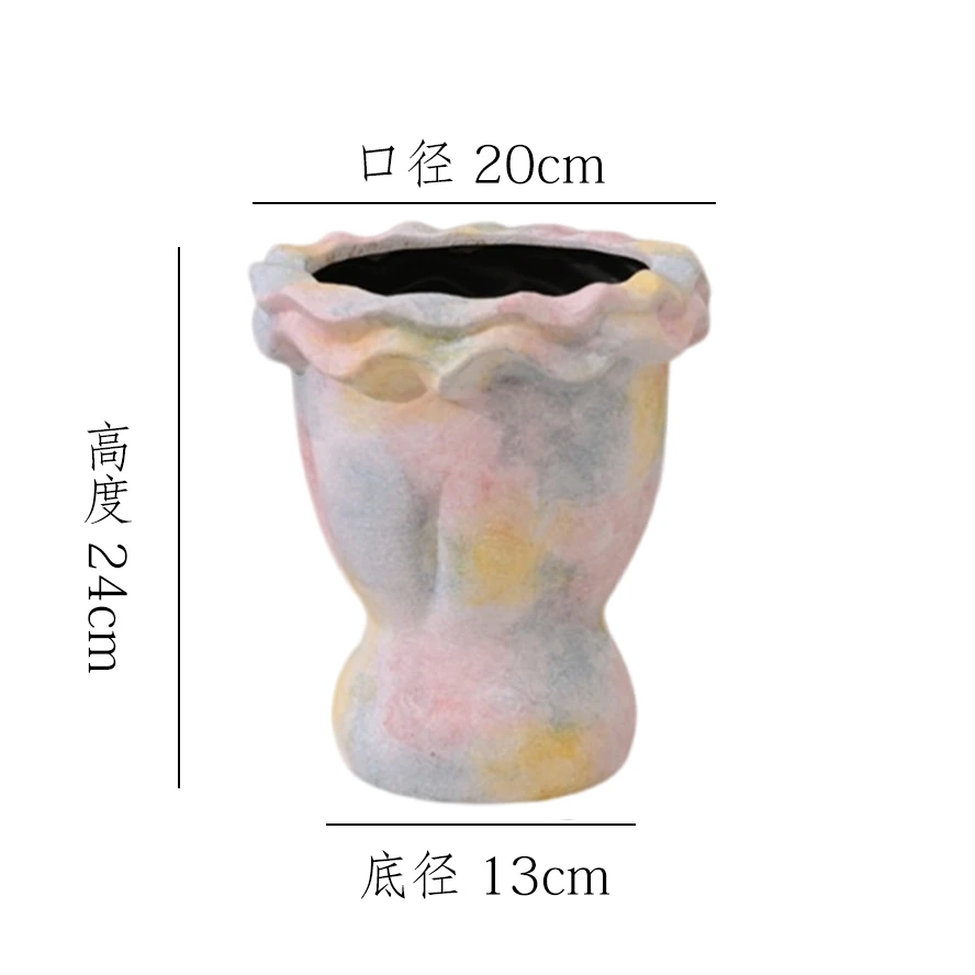 【棉花糖-花束小号】法式风轻奢高级感花瓶法式水培插花花器