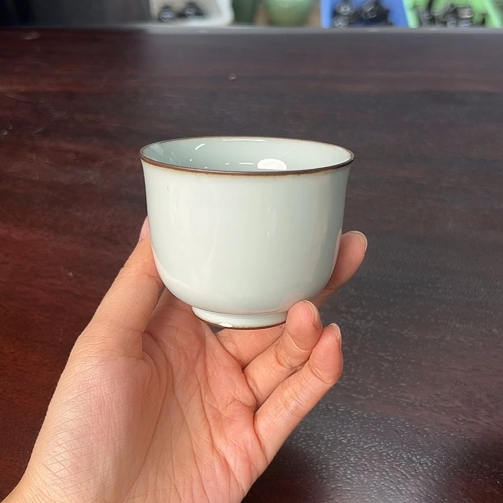 龙泉云间青瓷小米茶器