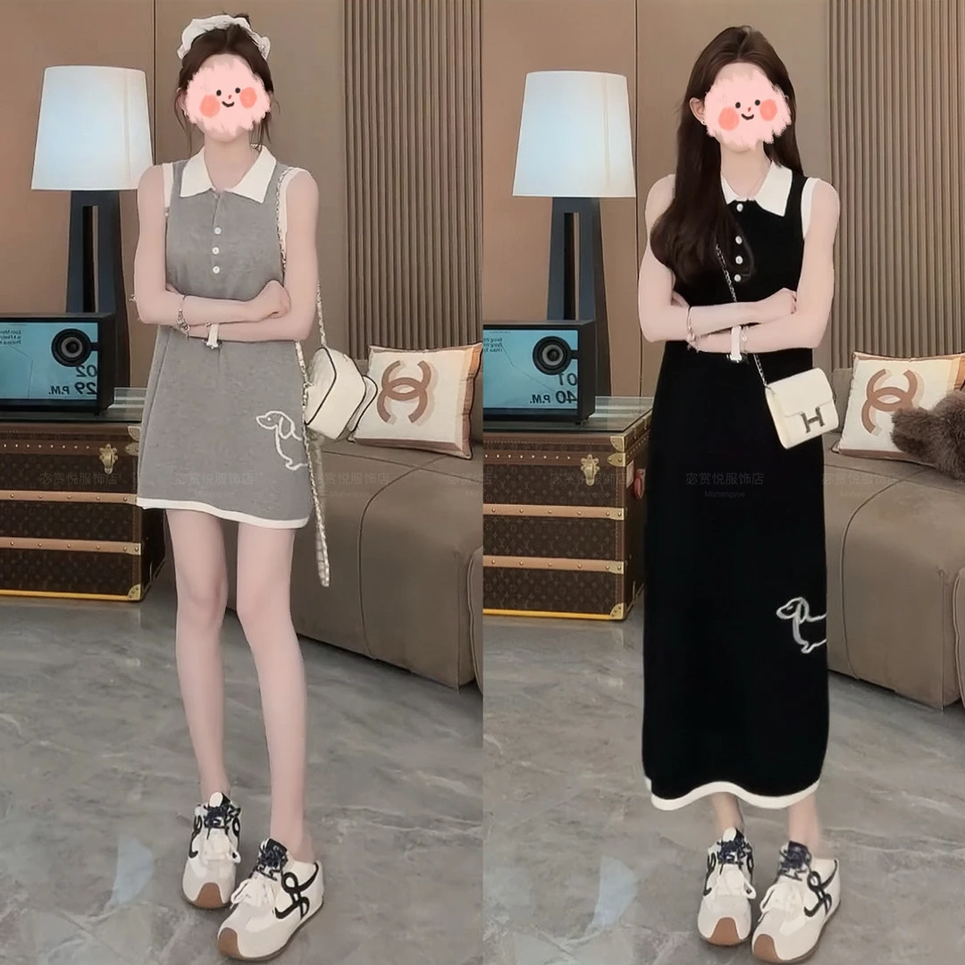 2025夏季新款纯欲慵懒风可爱印花出片炸街感舒适松弛感显瘦连衣裙