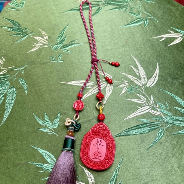 含辰砂工艺品高含量真朱砂水飞红砂平安无事发生车挂423