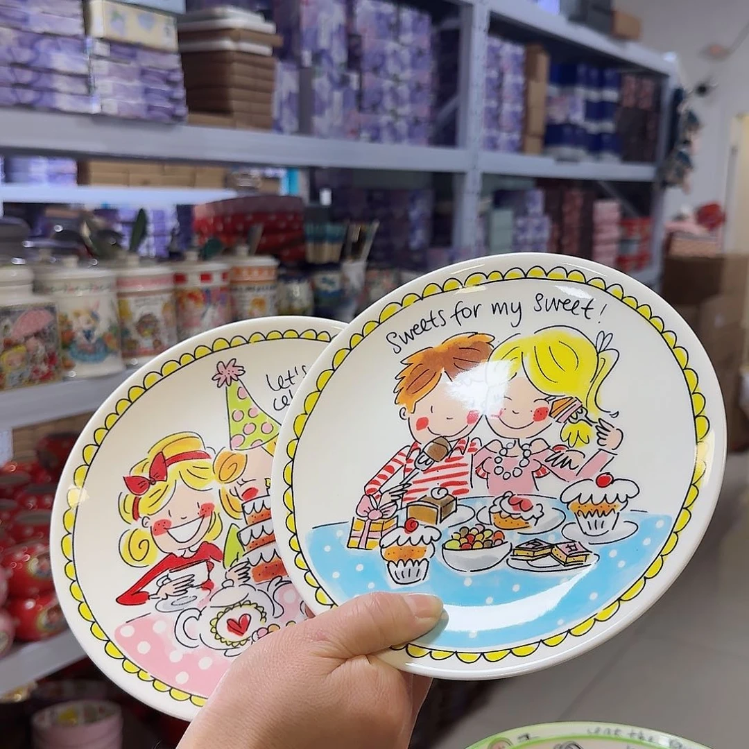 瓷7英寸浅盘2只看图