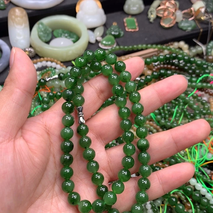 和田玉未镶嵌手链26