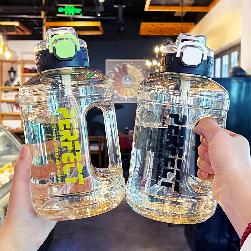 ppsu水杯大容量运动水壶男款吨吨桶耐高温可泡茶直饮健身吸管杯子