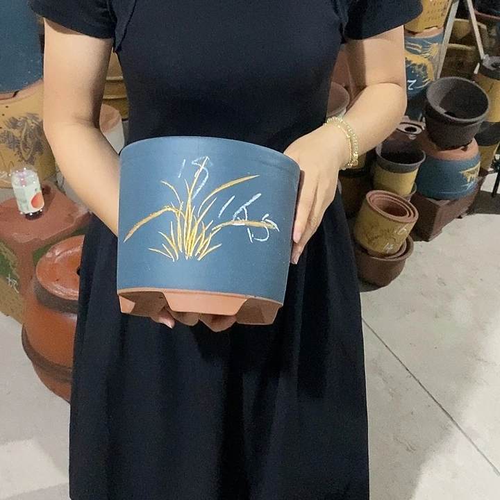 紫砂花盆紫砂花盆