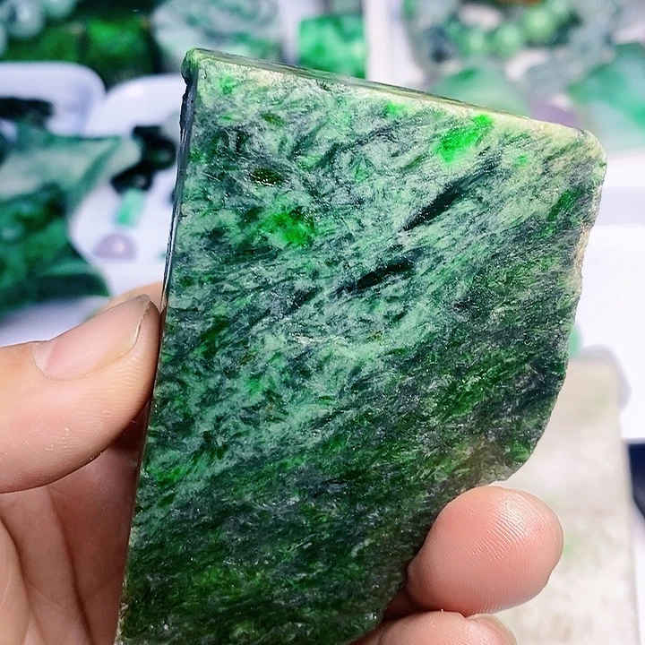 翡翠散珠天然翡翠A货挂件