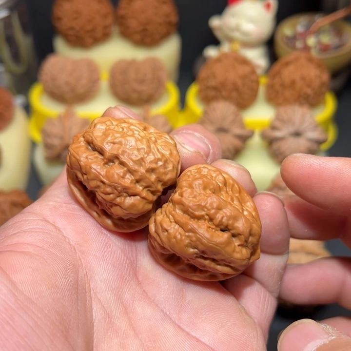 文玩核桃把件35蛤蟆头