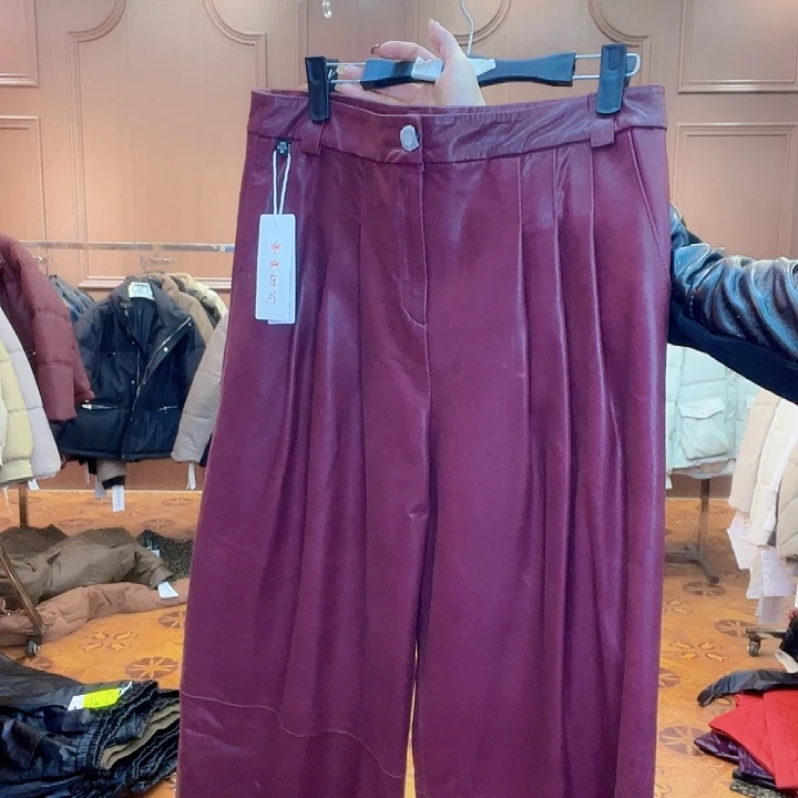 100……110斤皮长裤