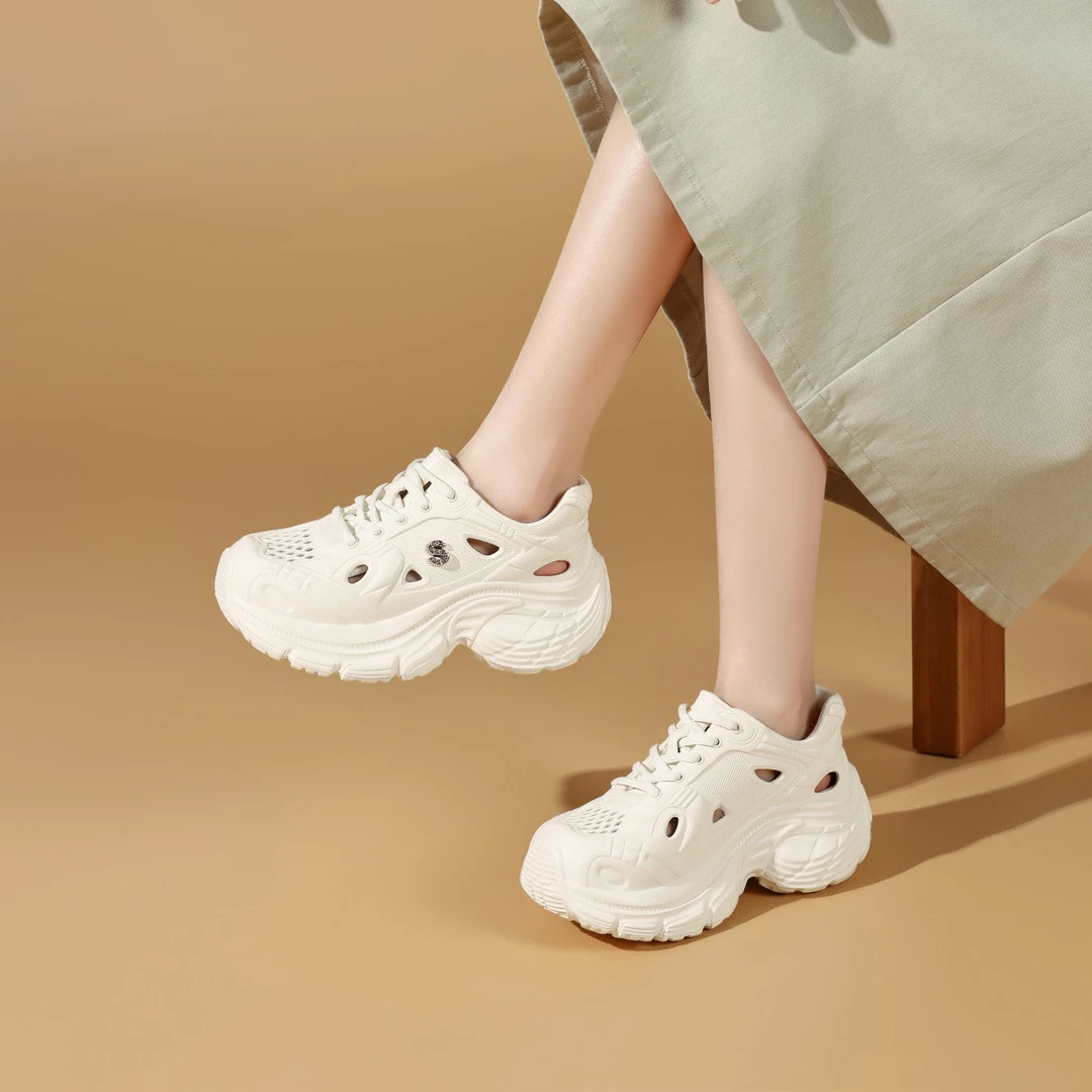 MAGUBA/玛古芭厚底老爹女春夏季新款鞋透气镂空设计休闲运动鞋