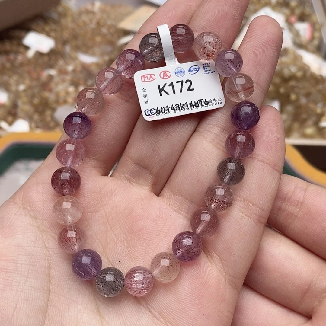 水晶手链未镶嵌搓***傅K172超七7+