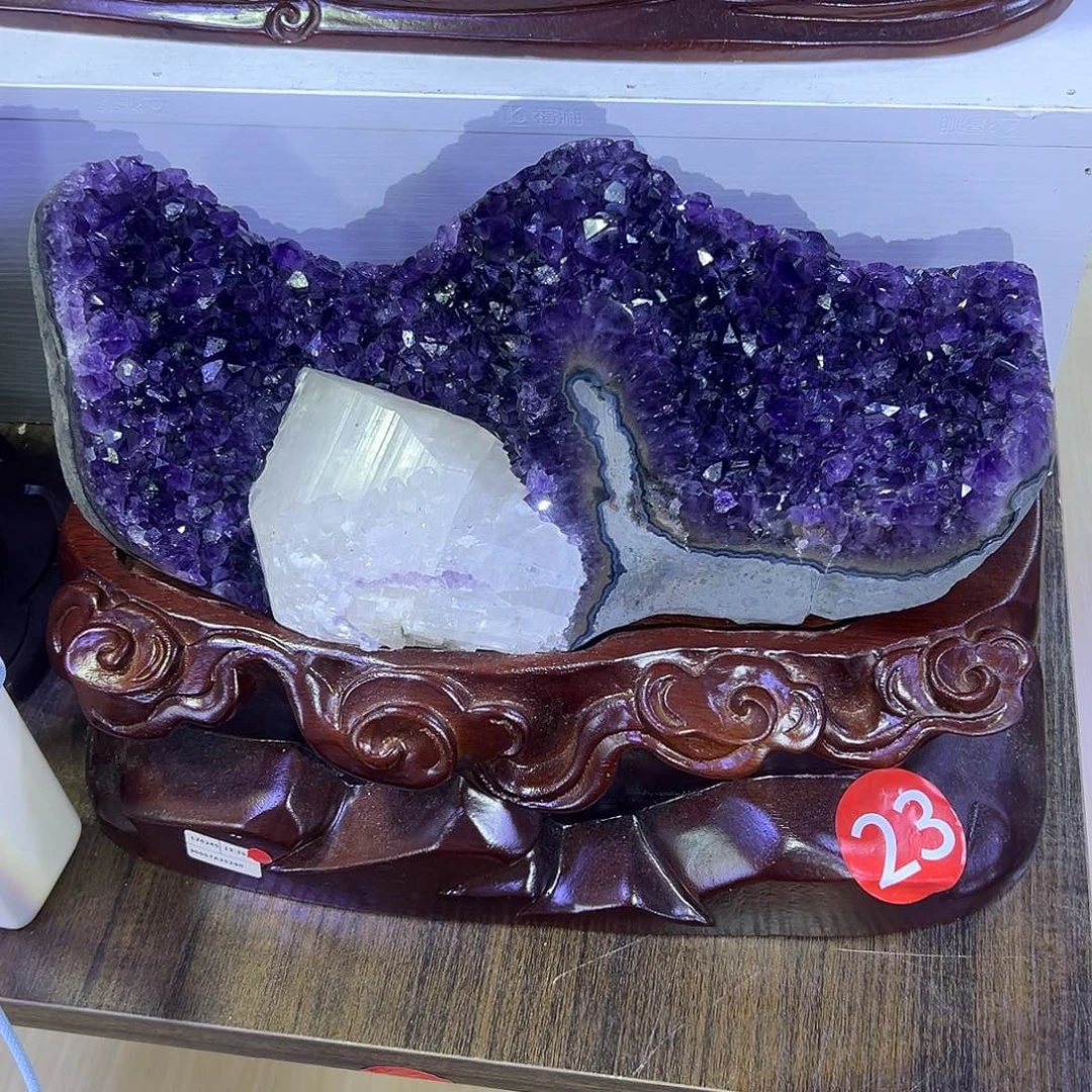 未镶嵌大型摆件（非配饰）紫晶