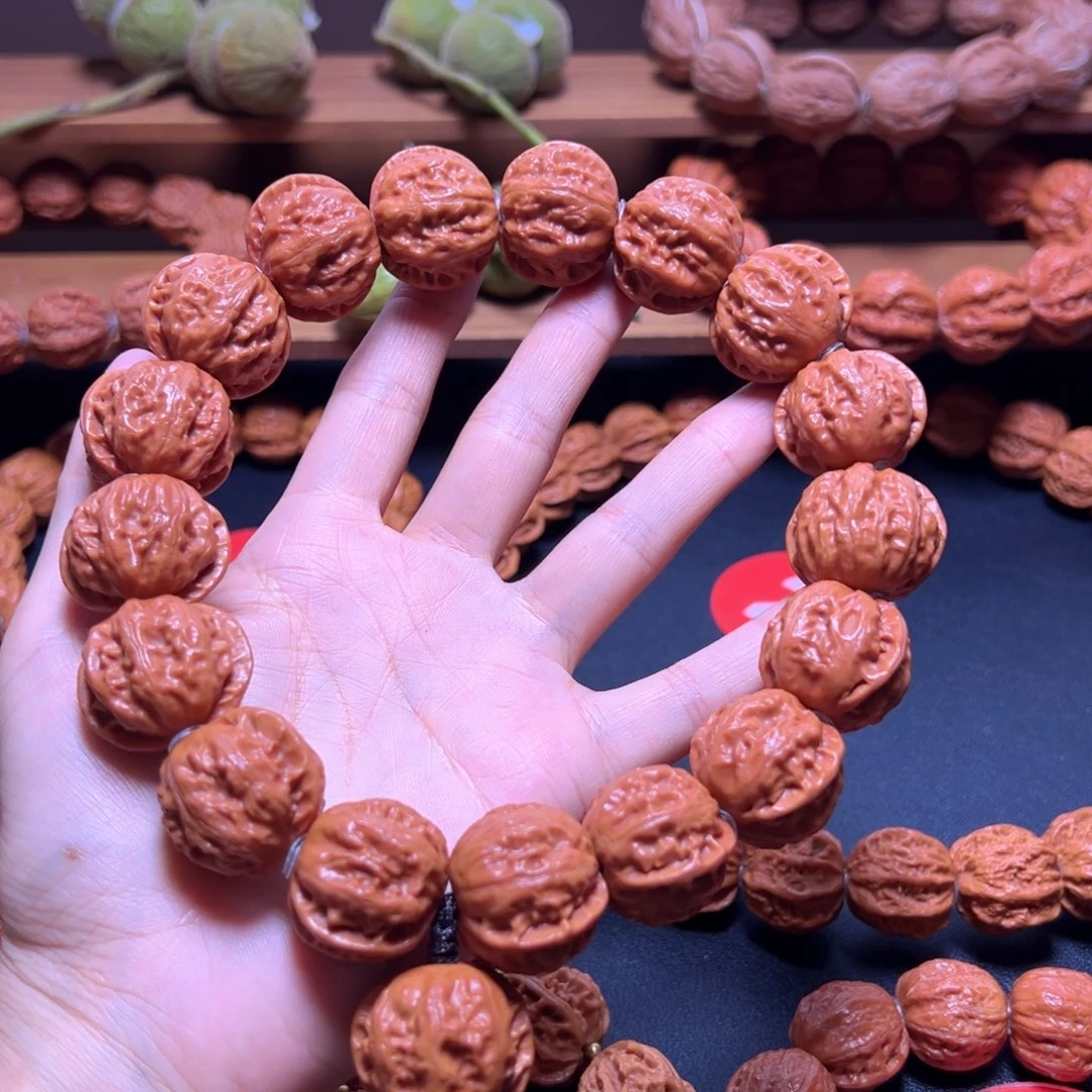 可***米文玩核桃吊坠粗筋八棱。。。25加