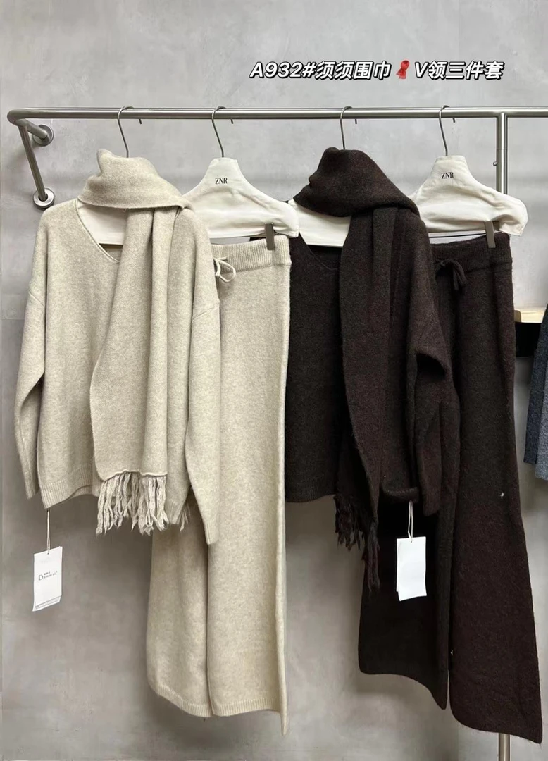 欧莉思-932韩系高级围巾套装