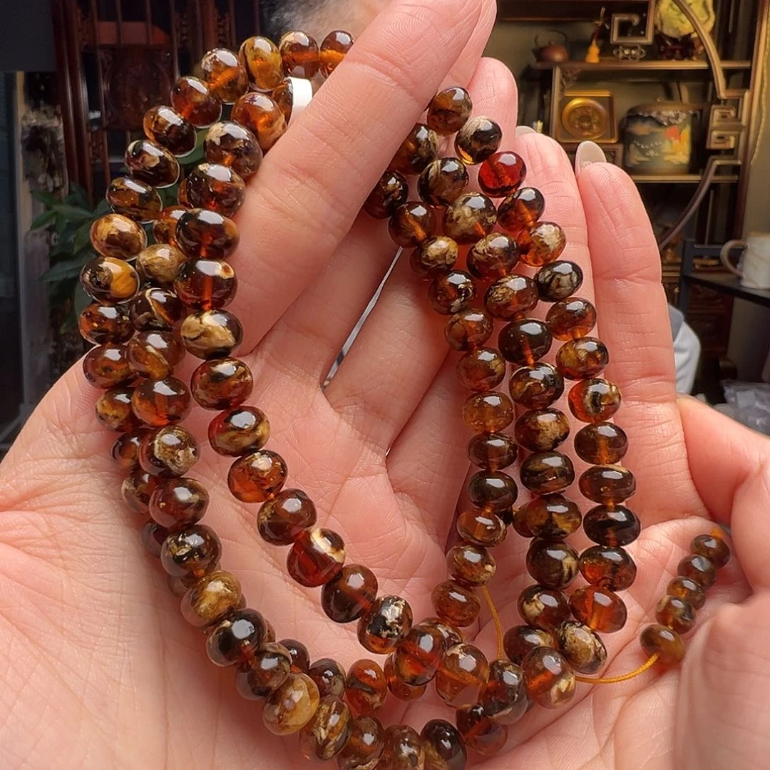 琥珀未镶嵌裸石抚顺琥珀20474八