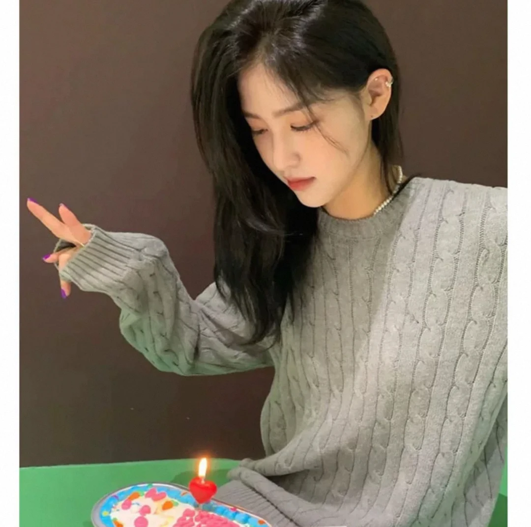 99新 Ralph Lauren/拉夫劳伦 娜娜活动  针织圆领毛衣 浅绿