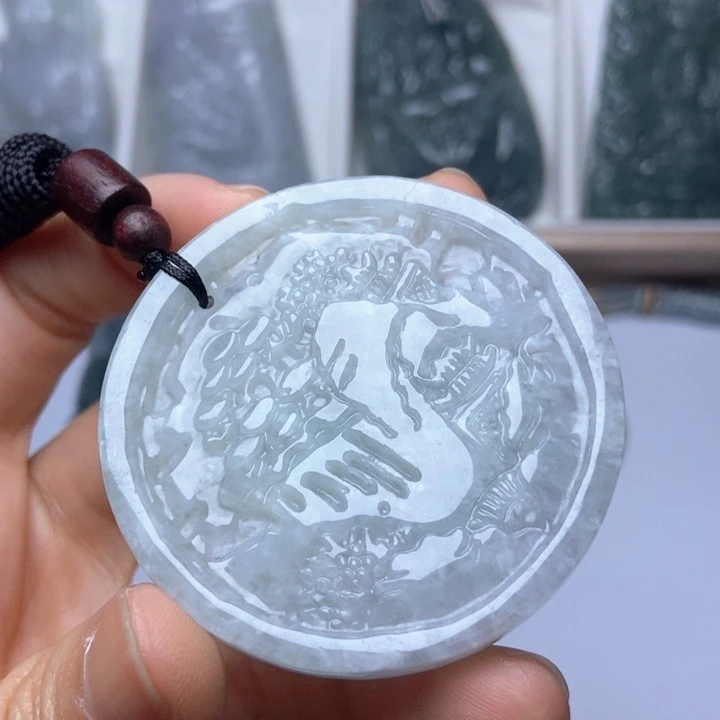翡翠未镶嵌挂件翡翠