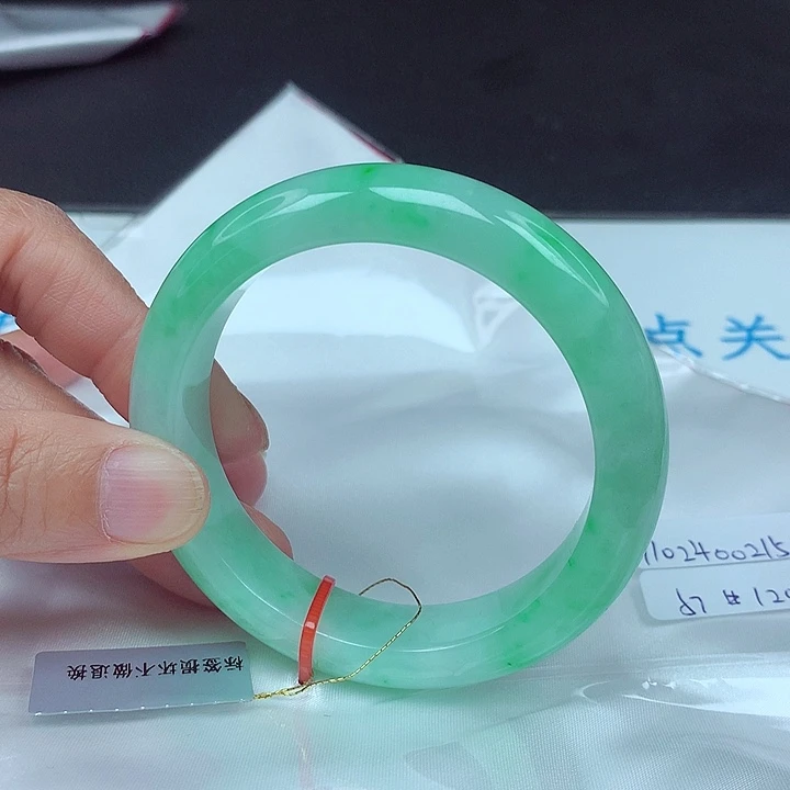 未镶嵌手镯翡翠57圈0215