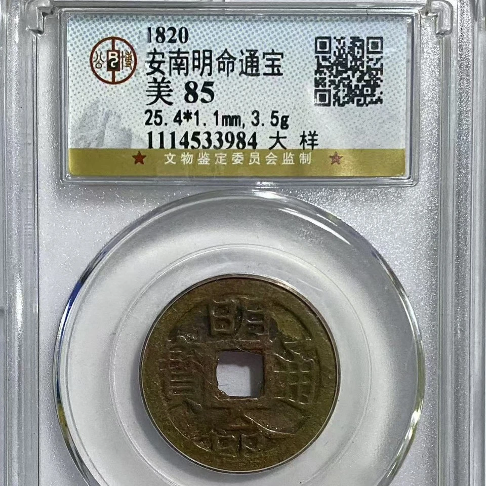 公博85安南明命通宝大样3984/yud