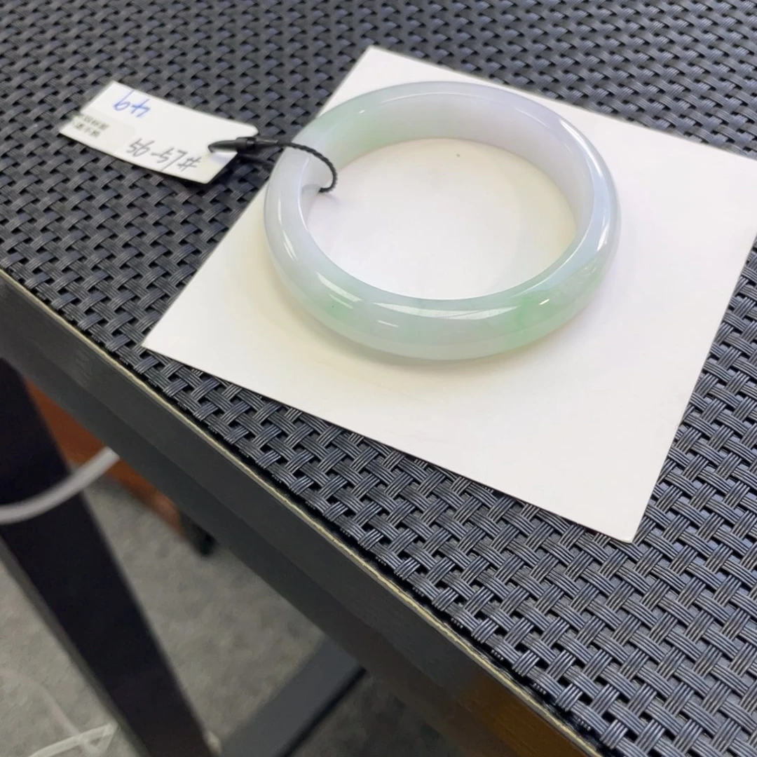 翡翠未镶嵌手镯翡翠手镯57.7圈