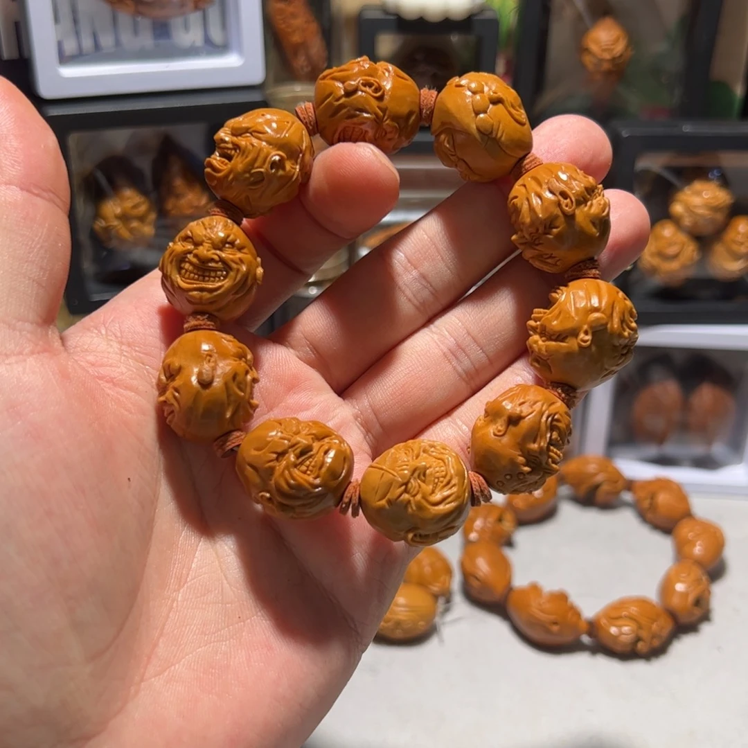 橄榄核手串/手链手工双面恶僧