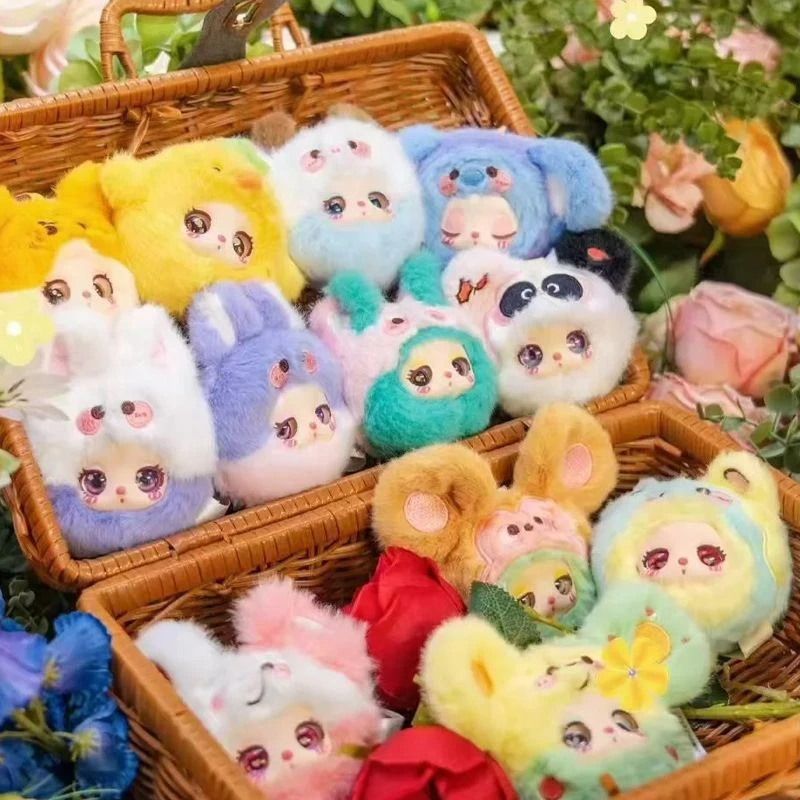 【大鱼吃小鱼】莉拉花园茶会毛绒可爱小动物挂件潮玩盲盒