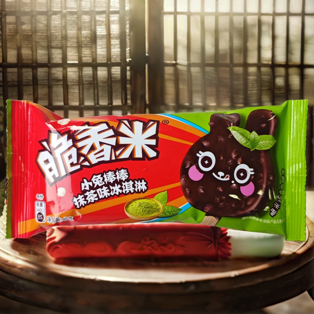 脆香米小兔抹茶味冰激淋47g