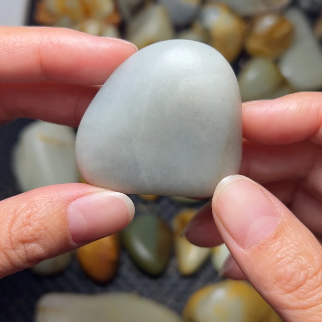 和田玉未镶嵌挂件A54