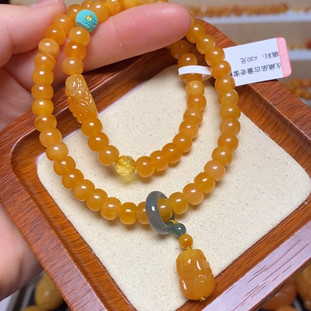 【闪购商品】未镶嵌蜜蜡手链手串
