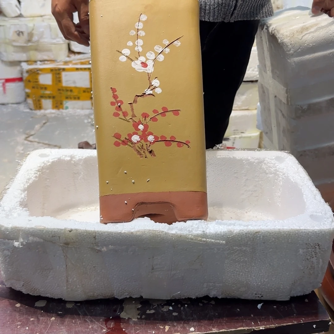 紫砂花盆口径13.31口径