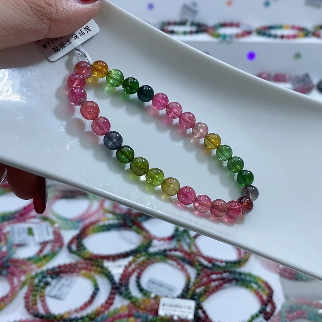 碧玺手链未镶嵌多样性发一条