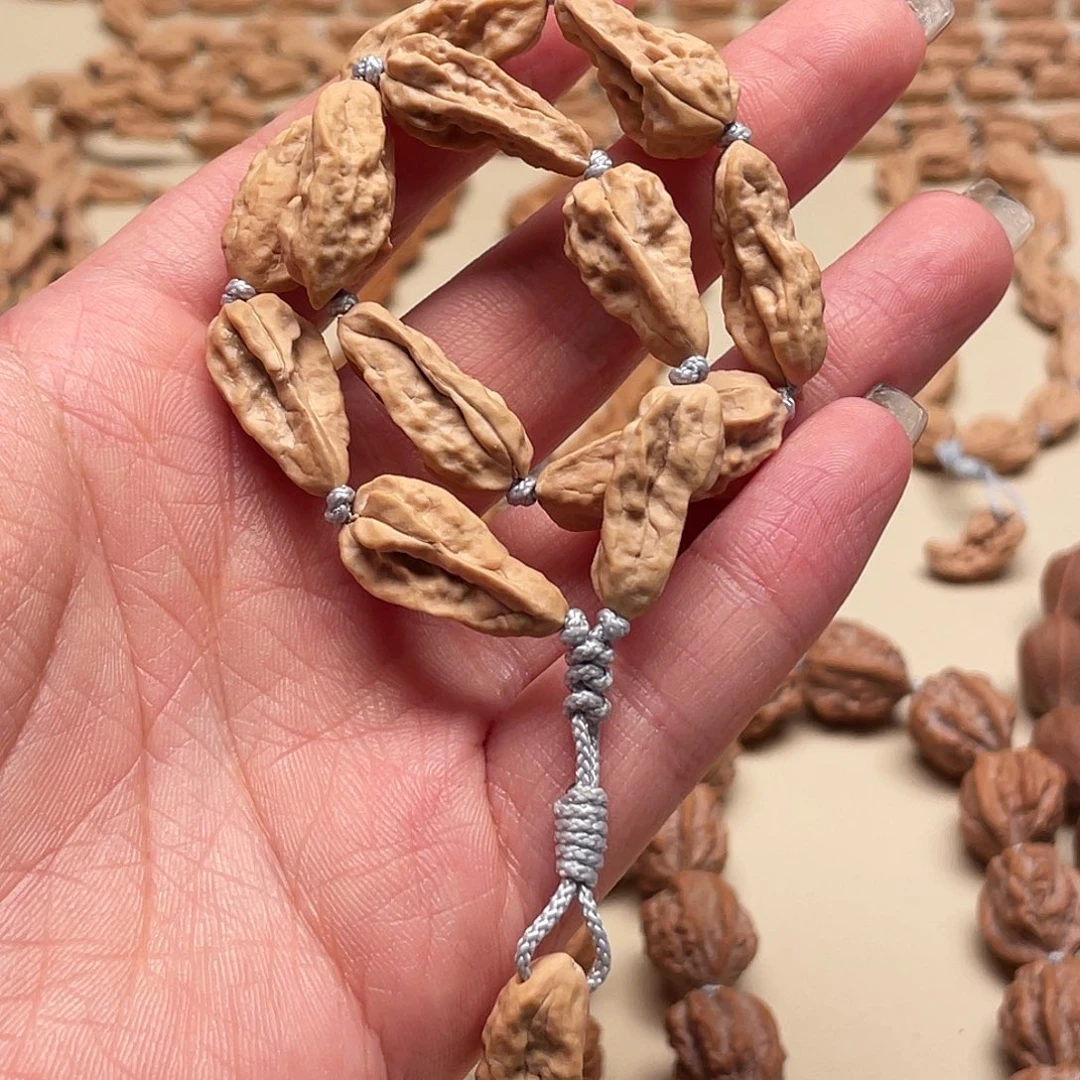 人***A手串桃核异形手串