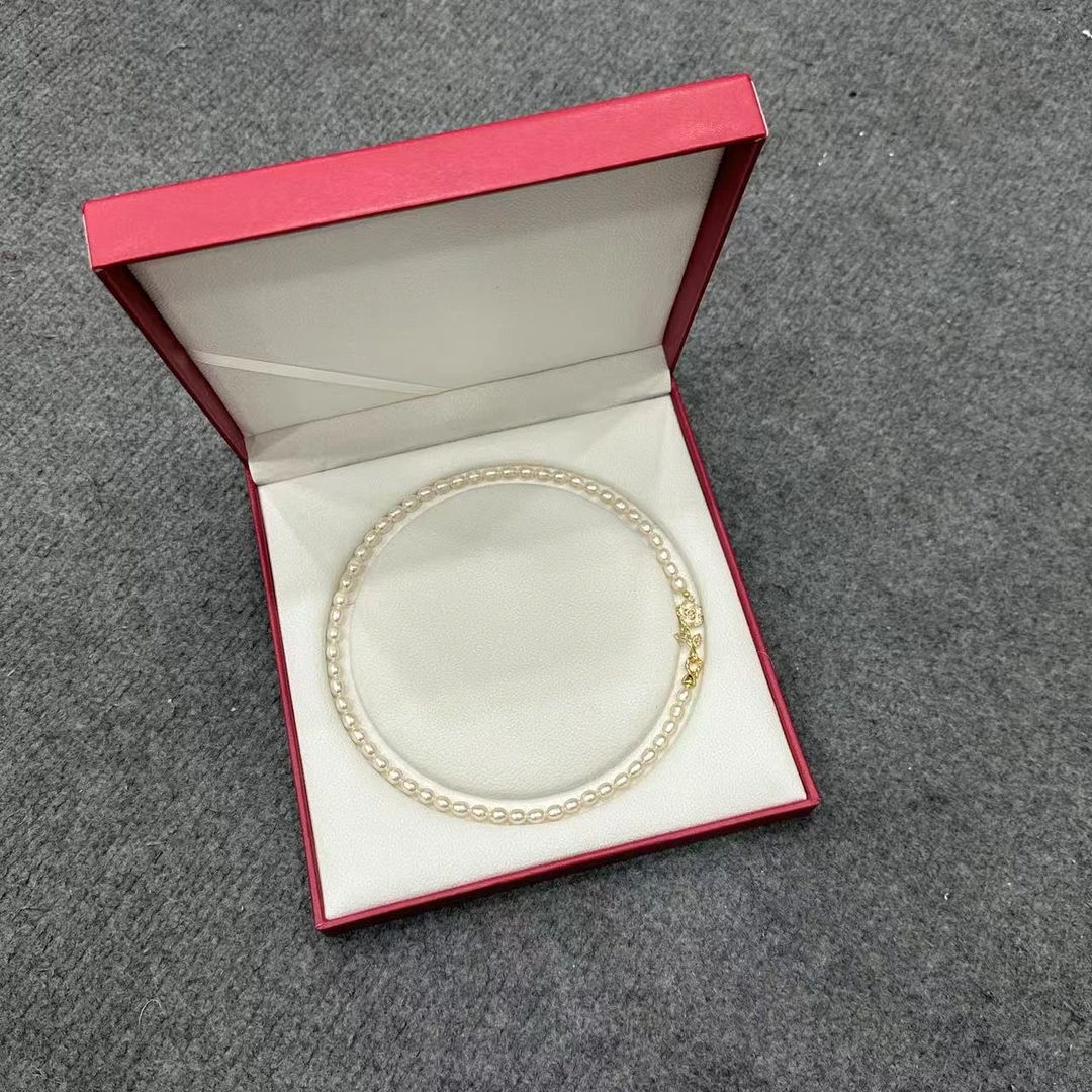 项链  红礼盒  珍-珠- 46cm