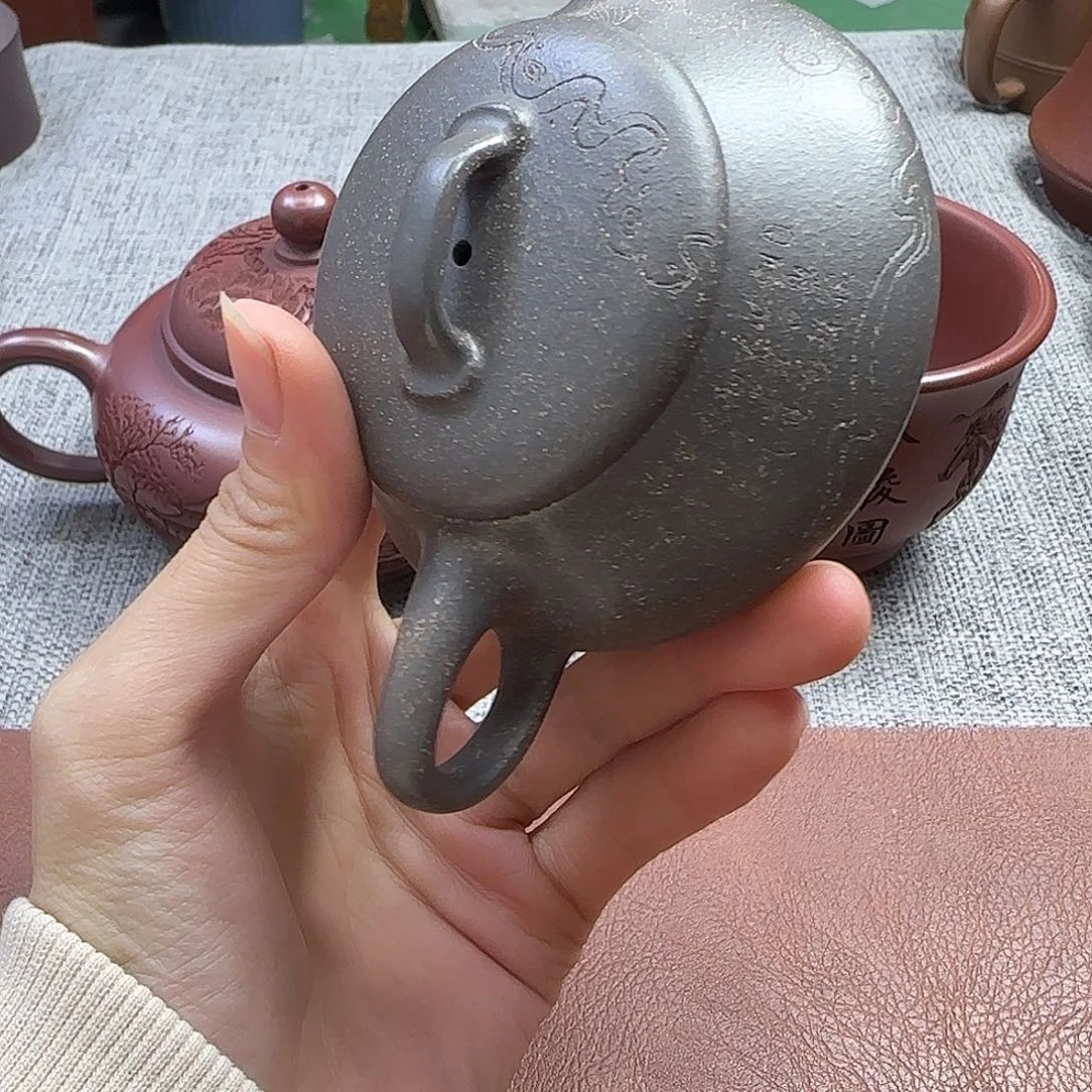 紫砂茶壶民间手艺人全手工制作