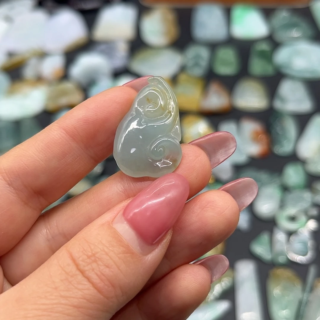 【闪购商品】翡翠颈饰未镶嵌*️*如意