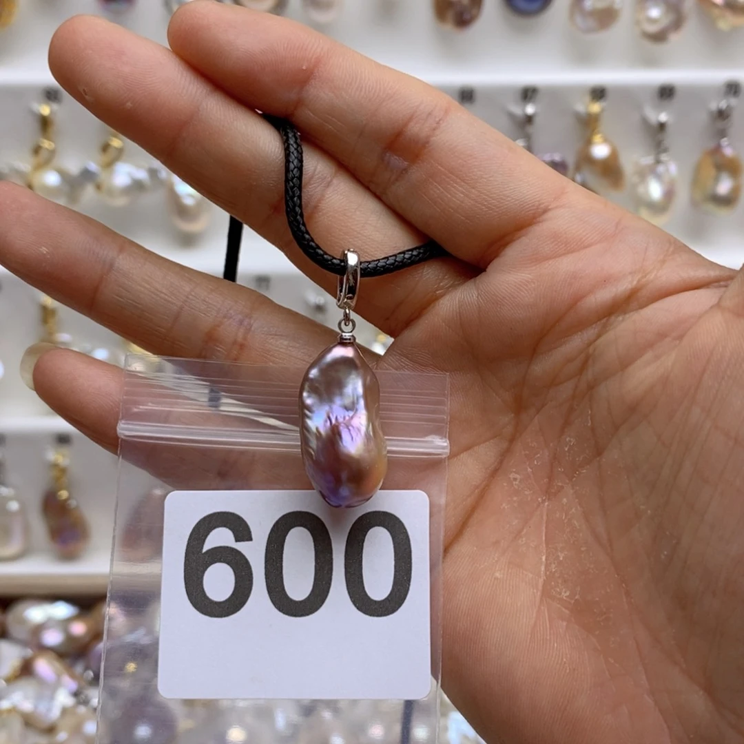 淡水珍珠颈饰银S925镶嵌600