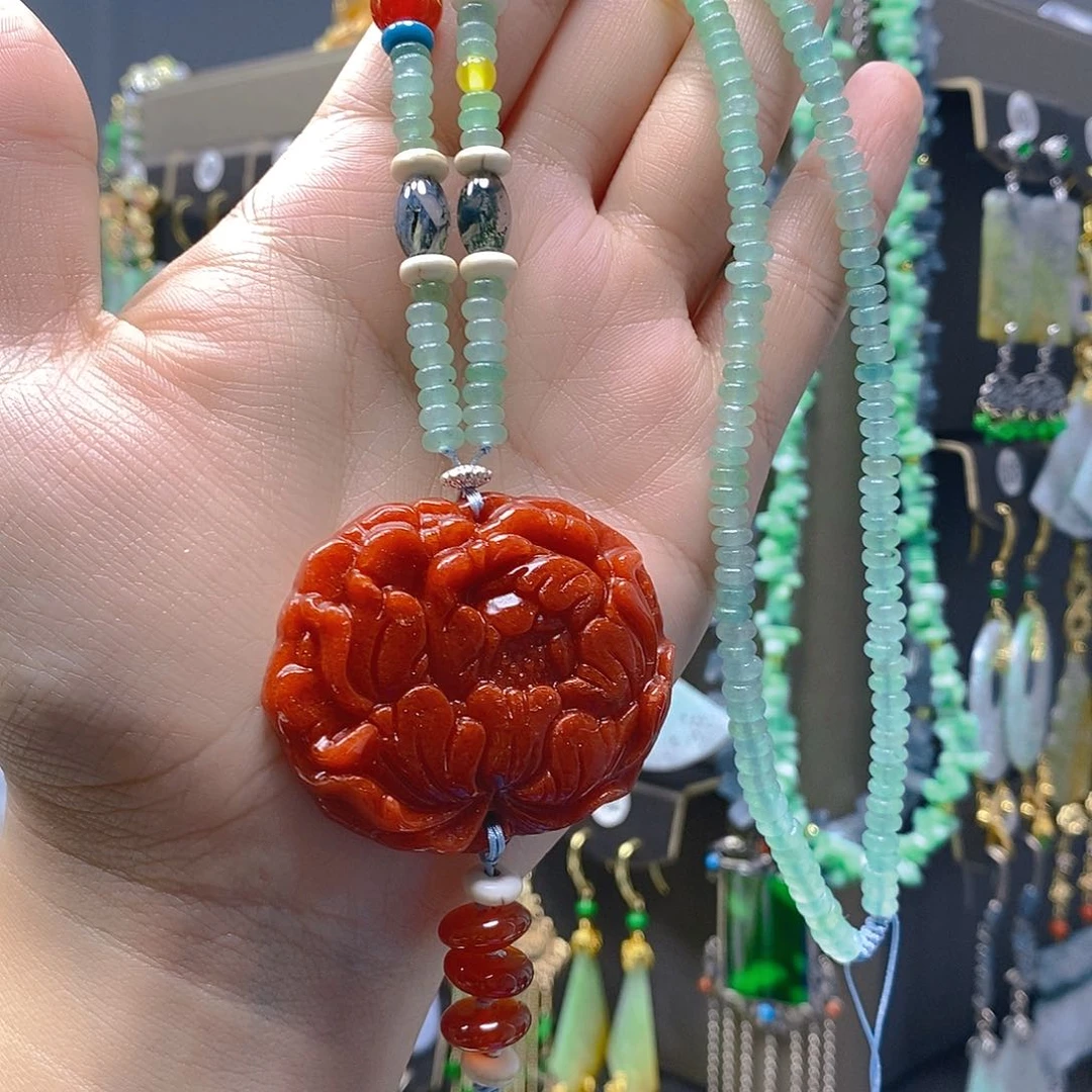 颈饰未镶嵌翡翠翡翠