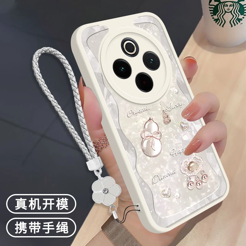 适用vivoY300Pro+手机壳高级感新款闪钻葫芦创意全包防摔硅胶软壳