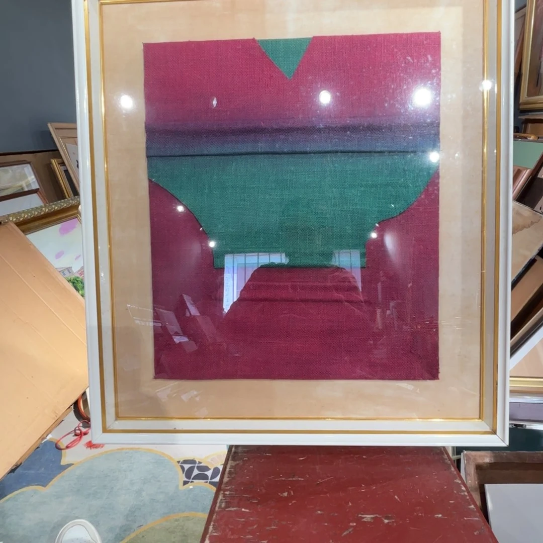 版画常*九框画工艺品853
