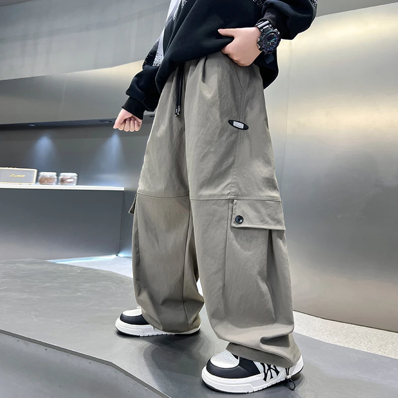 儿童装男童夏装防蚊裤2025新款夏款夏季运动薄款裤子中大童男孩潮