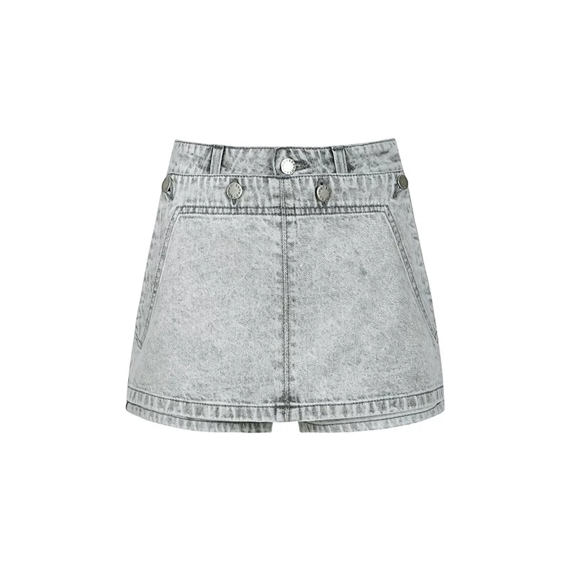 YCH 牛仔宽松短裤女款25春夏