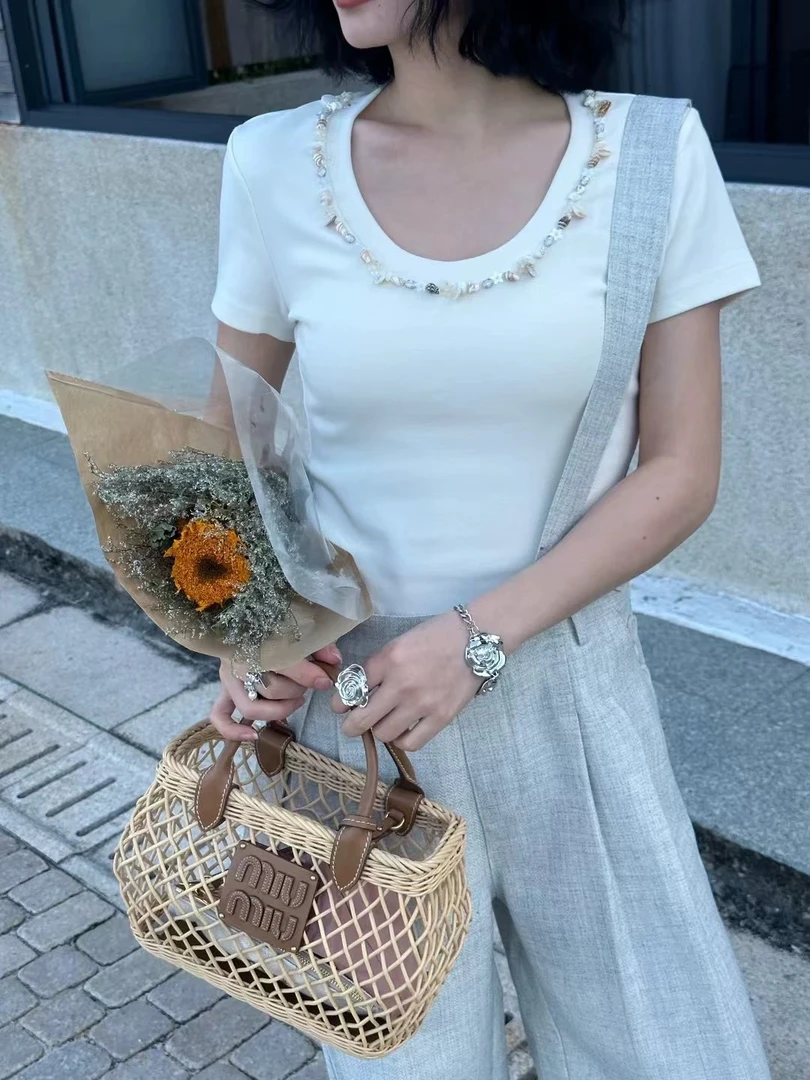 0416-39   女款百搭气质百搭时尚短袖  YYC   8626