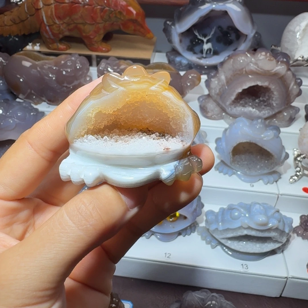 玛瑙/玉髓未镶嵌挂件