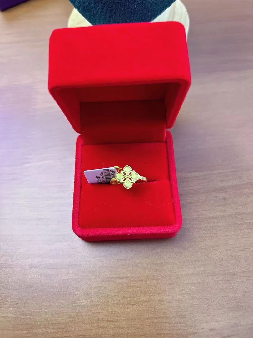 【金时代金店】足金菱形活口戒指