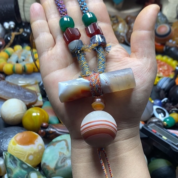 玛瑙/玉髓未镶嵌颈饰