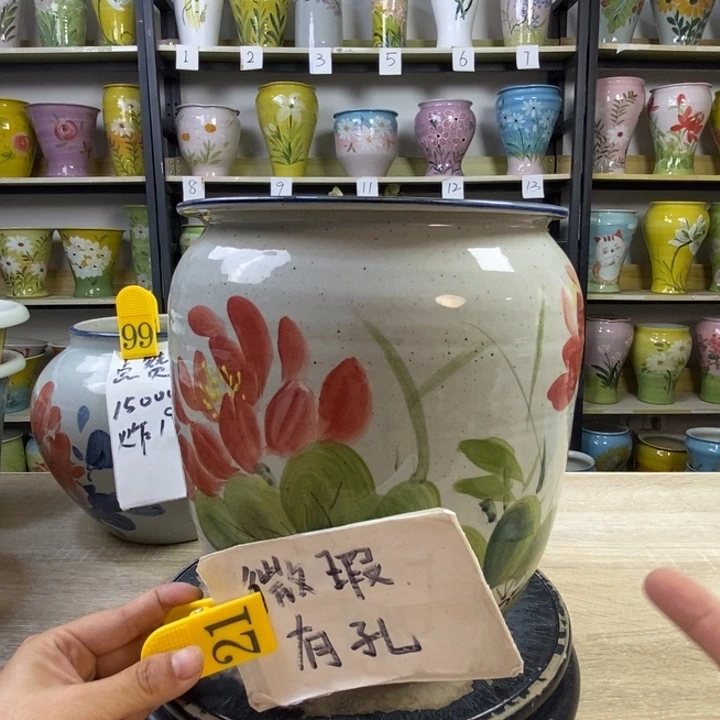 景德镇高温陶瓷花盆