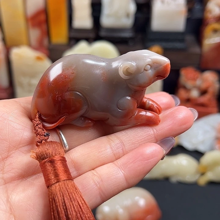 寿山石老性芙蓉石